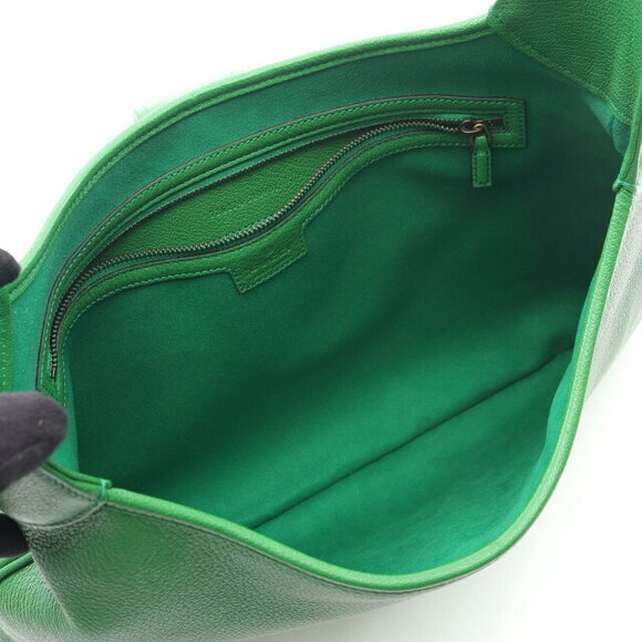 Gucci GG Marmont Shoulder Bag Leather Green - Picture 3 of 8